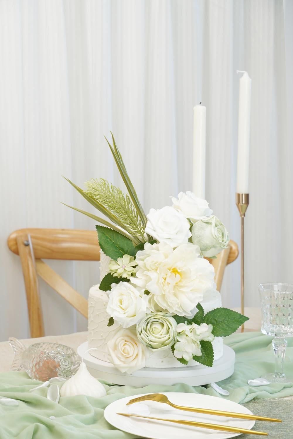 Artificial Flower Combination Box Set Artificial Flower Loose Leaves and Stems D