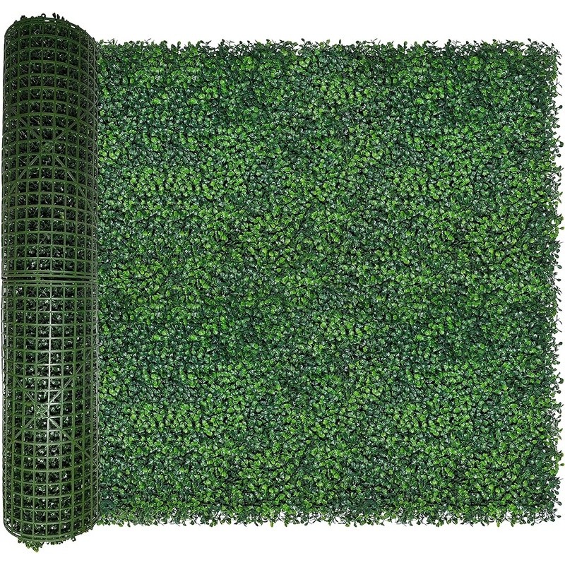 Faux Ivy Boxwood Privacy Screen Artificial Greenery Hedge Panel Wall Decor New