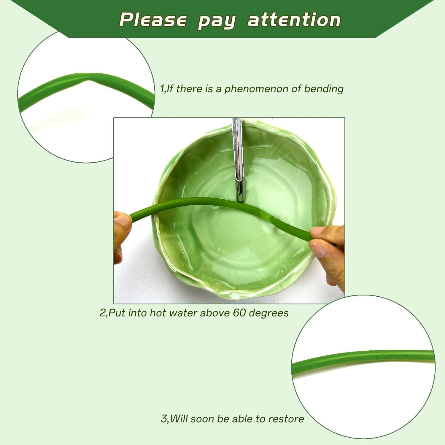 Green tubular flower stems wrap, used to thicken artificial flower stems, DIY…