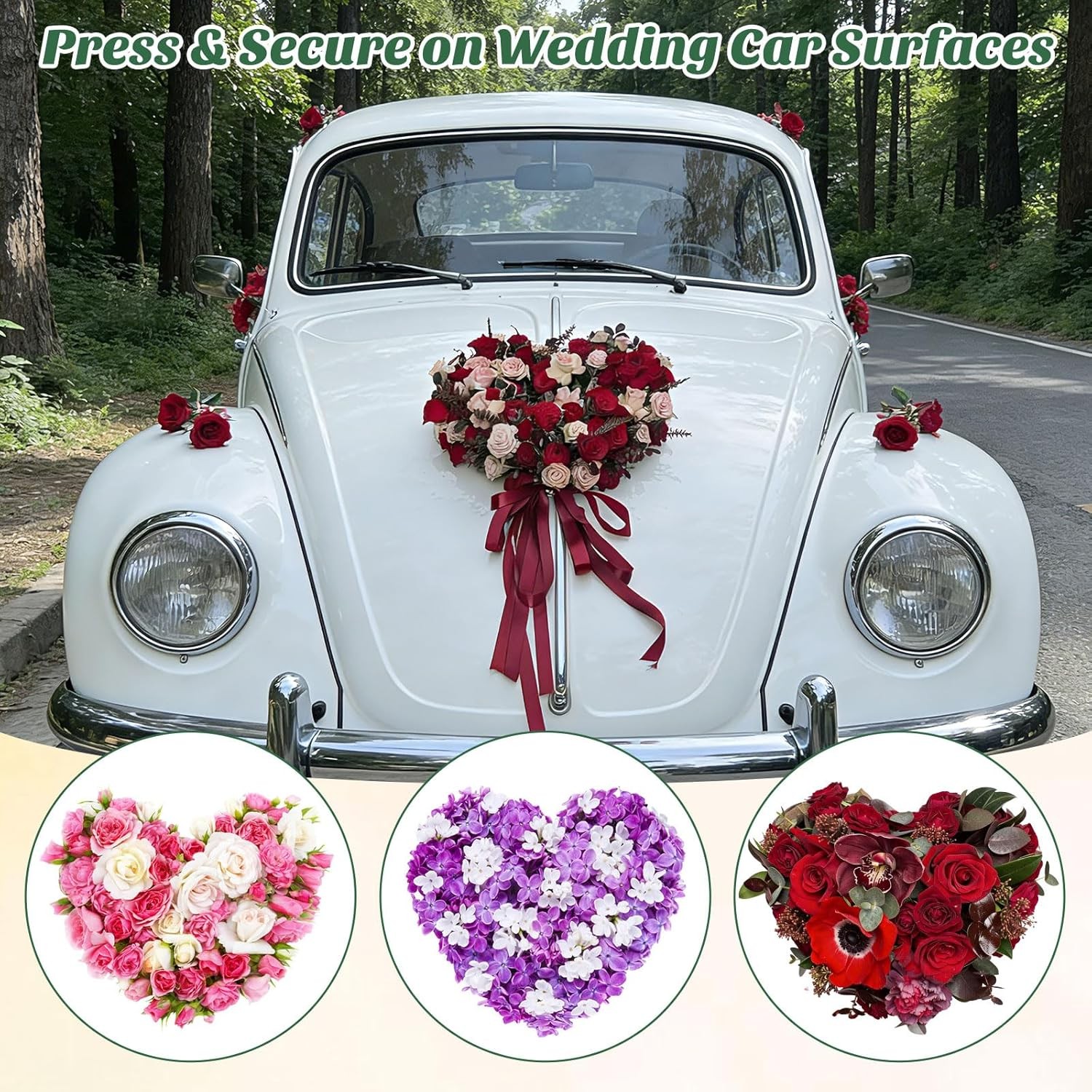 Floral Foam Hearts Heart Shaped Floral Foam Cage W/ 5 Suction Cups Base