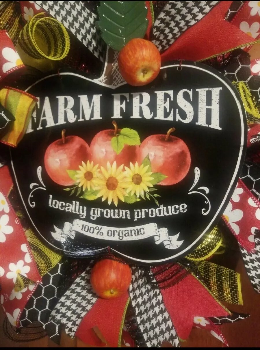 Farm Fresh Farmhouse Wreath Any Season