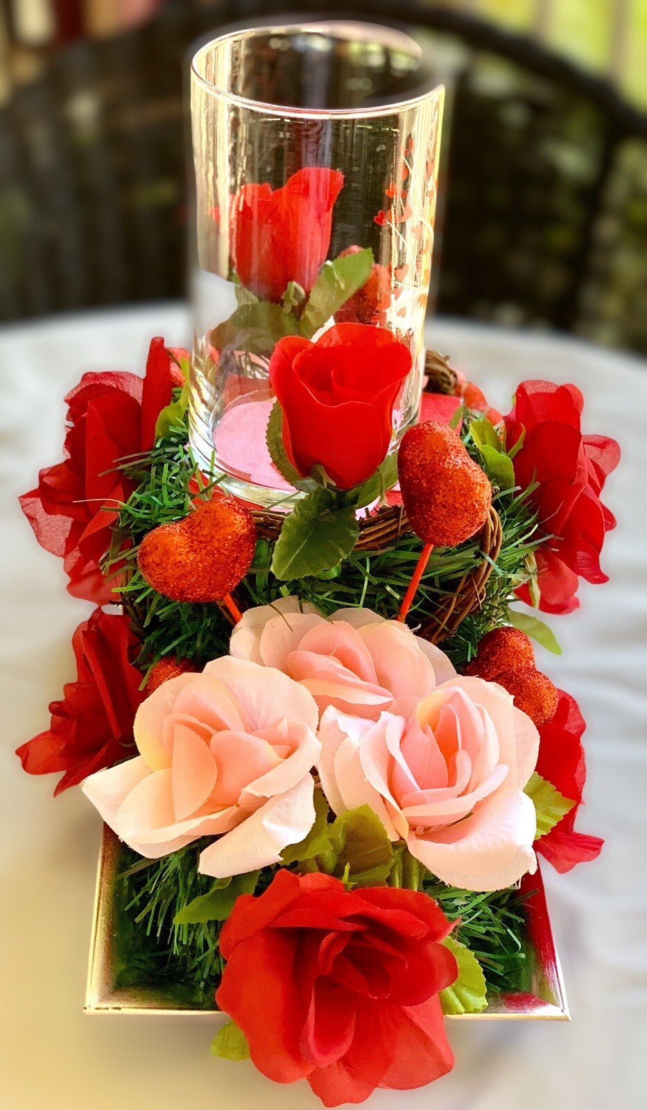 Centerpiece Flower Arrangement Home Love Decor CP00107