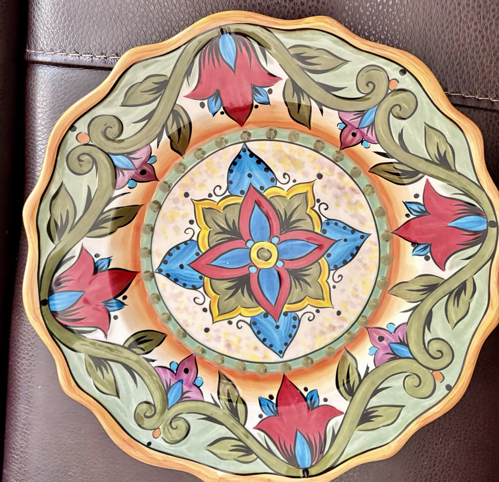 Unique Colorful Masinio Plate