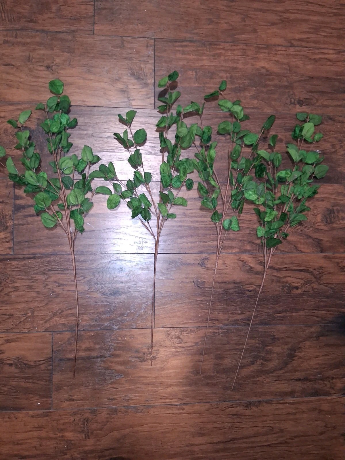NWOT Bundle Of 31″ Real Touch Deep Green Faux Eucalyptus Stems!!