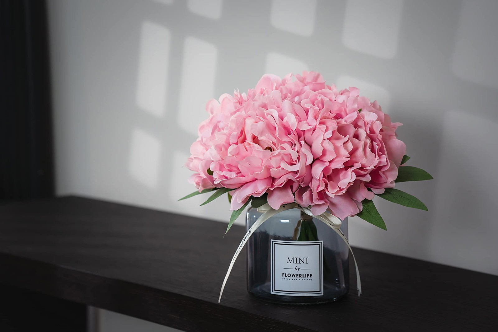 Artificial Flower and Glass Bottle Set, Isn Style, Suitable for Living Room, …