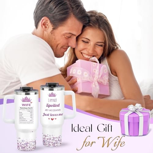 Gifts for Wife from Husband – Anniversary Wedding Gifts 40 Ounces Wife Gifts