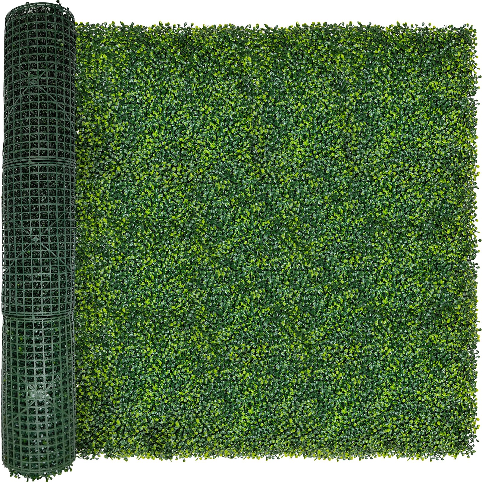 ODTORY Artificial Boxwood Roll Panels, 5 FT X 10 FT(50 sqft) Yellow Green