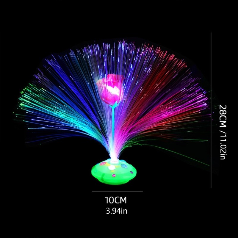 Fibre Colour Changing Light 11Inch Mood Novelty Nightlight For Birthday