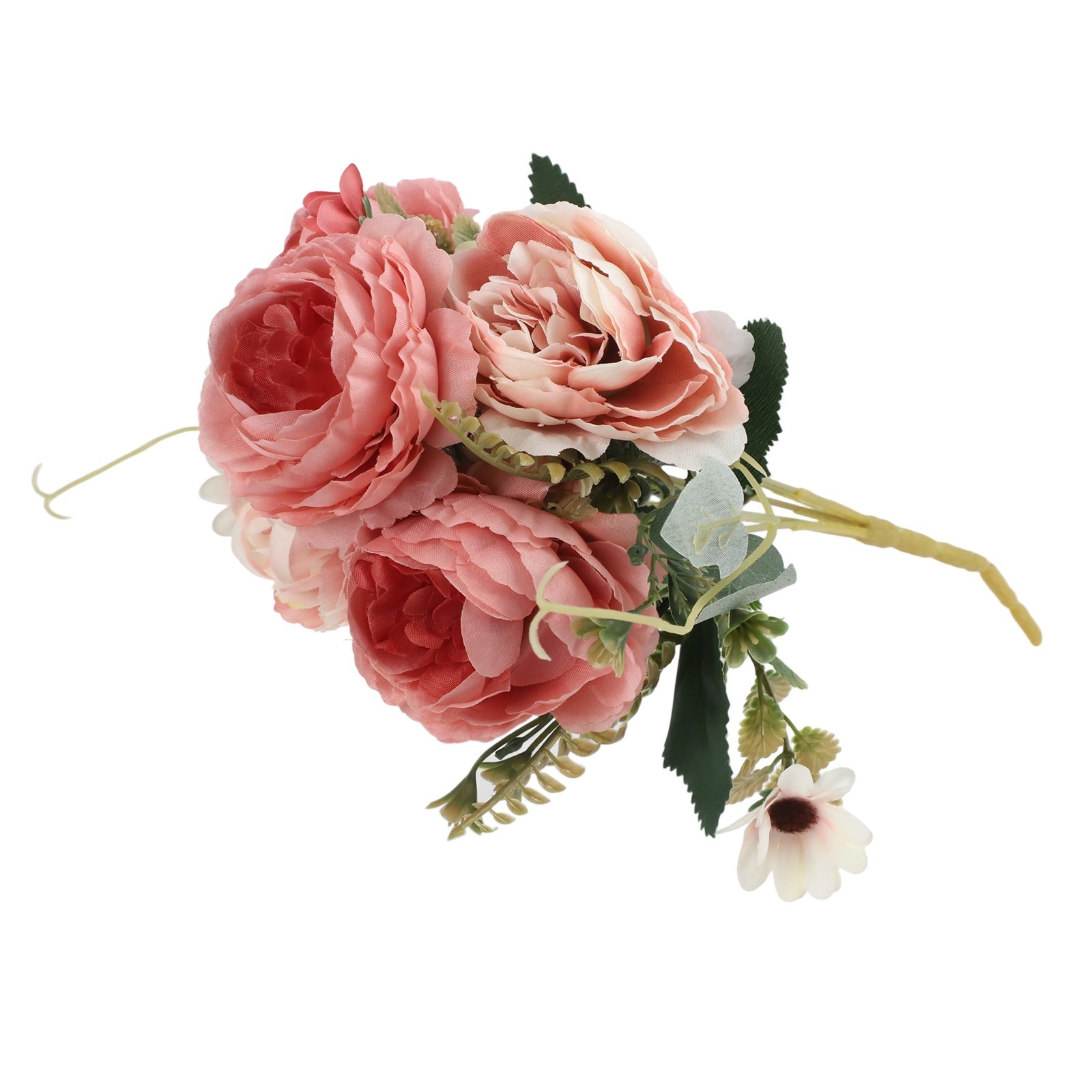 Peony Themed Artificial Bouquet for Home Office Wedding Party Decoration