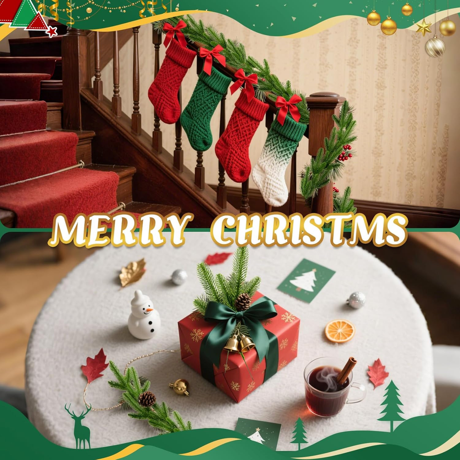 30PCS Artificial Pine Branches – Fake Green Plants Pine Needles DIY Pine Garland