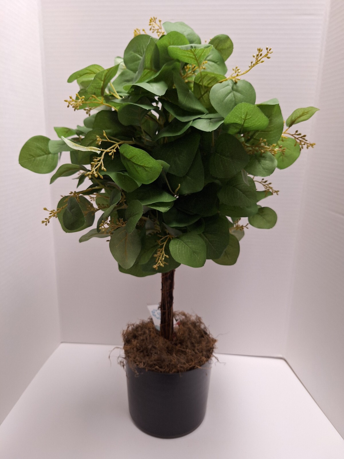 Beautiful Large Faux Topiary in Plastic Liner 27″ x 15″ Perfect for Year Round!