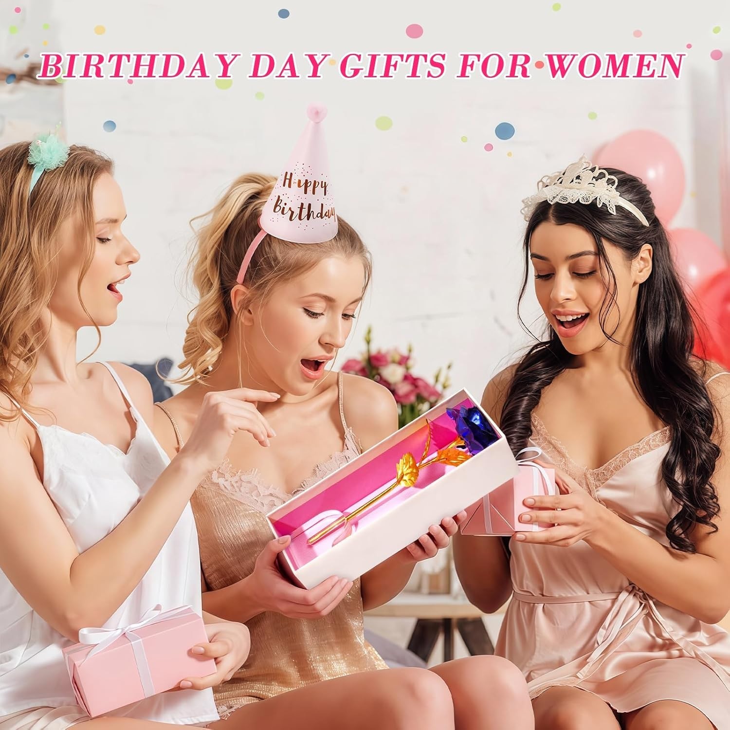 Mothers Day Mom Gifts for Women Grandma, Artificial Forever Birthday Flowers …