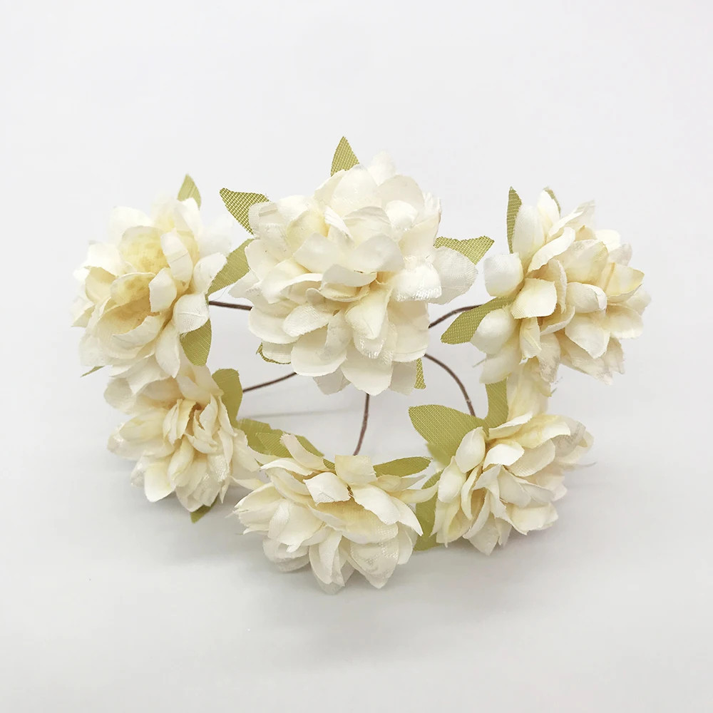 Artificial Flower Silk Peony Home Christmas Handmade Decorative Flower Wall Garl