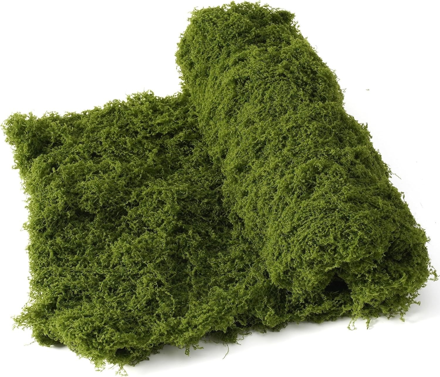 Fake Moss Mat Artificial Moss Roll – 19.7″x19.7″ Cloud Soft Feel Moss Table R…