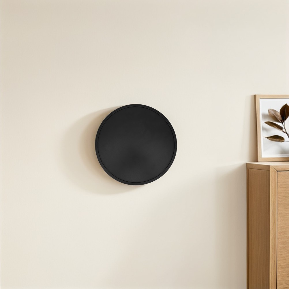 Round Picture Photo Frame – Black Circular Metal Pictures Frame – Modern