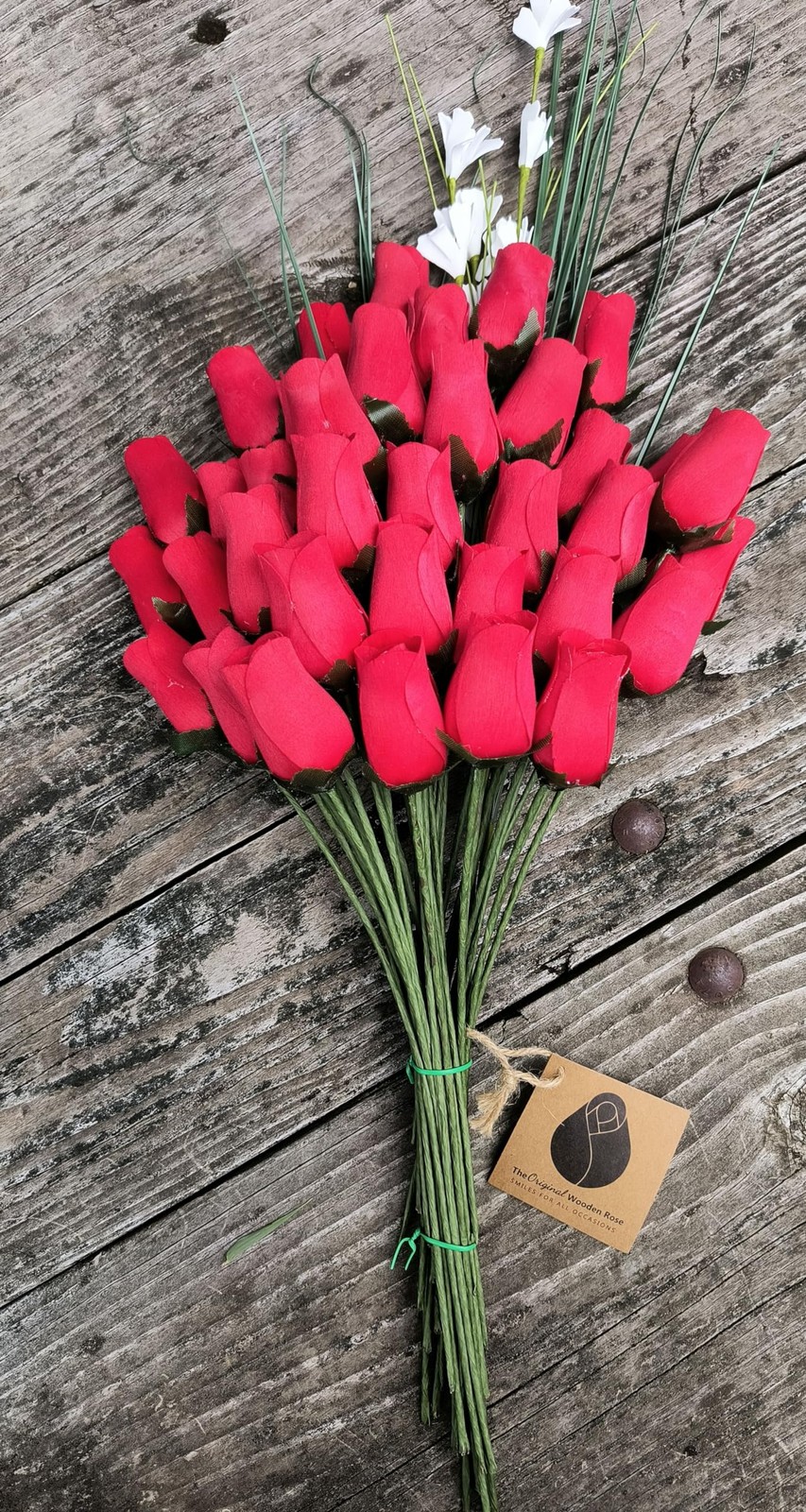 Valentines Day All Red Flower Bouquet Fresh Rose Cut Floral Gift 3 Dozen