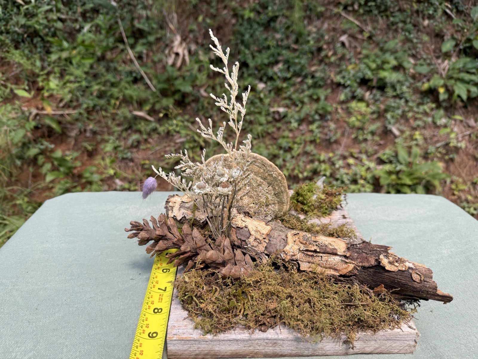 Home Decor Dried Floral Forest Arrangment