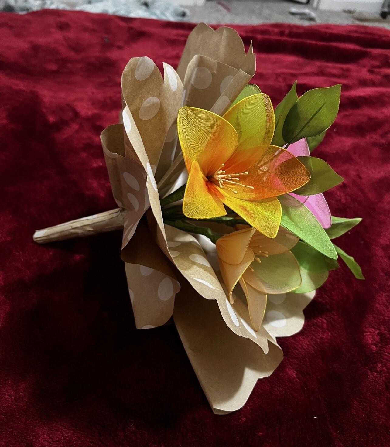Hand Made Nylon Flowers