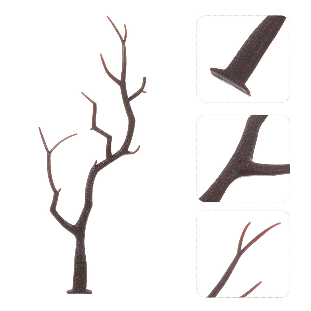 10 Pcs Dry Branch Decor Christmas Embellishment Ornaments Office
