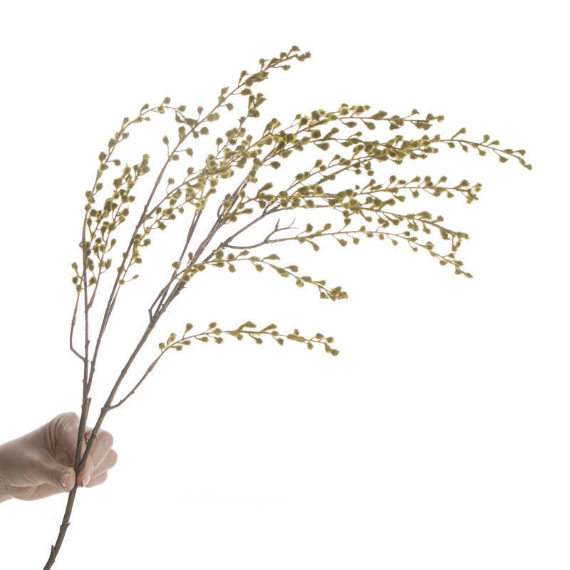 Artificial Tall and Fuzzy Green Ragweed Sprays