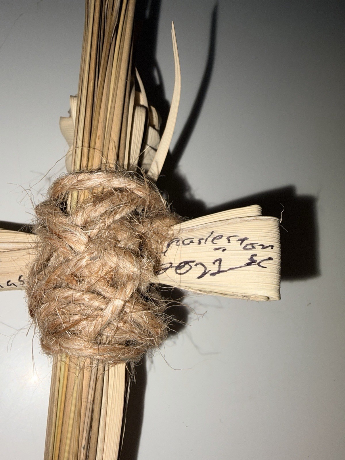 VTG Handmade Dried Palm Flower Bundle Natural Boho Floral Rustic Coastal Decor