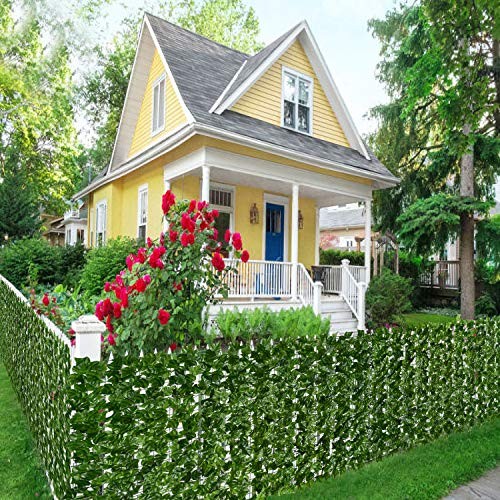 Artificial Ivy Privacy Fence, 118×78.7in Artificial Hedges Fence 118*78.7inch