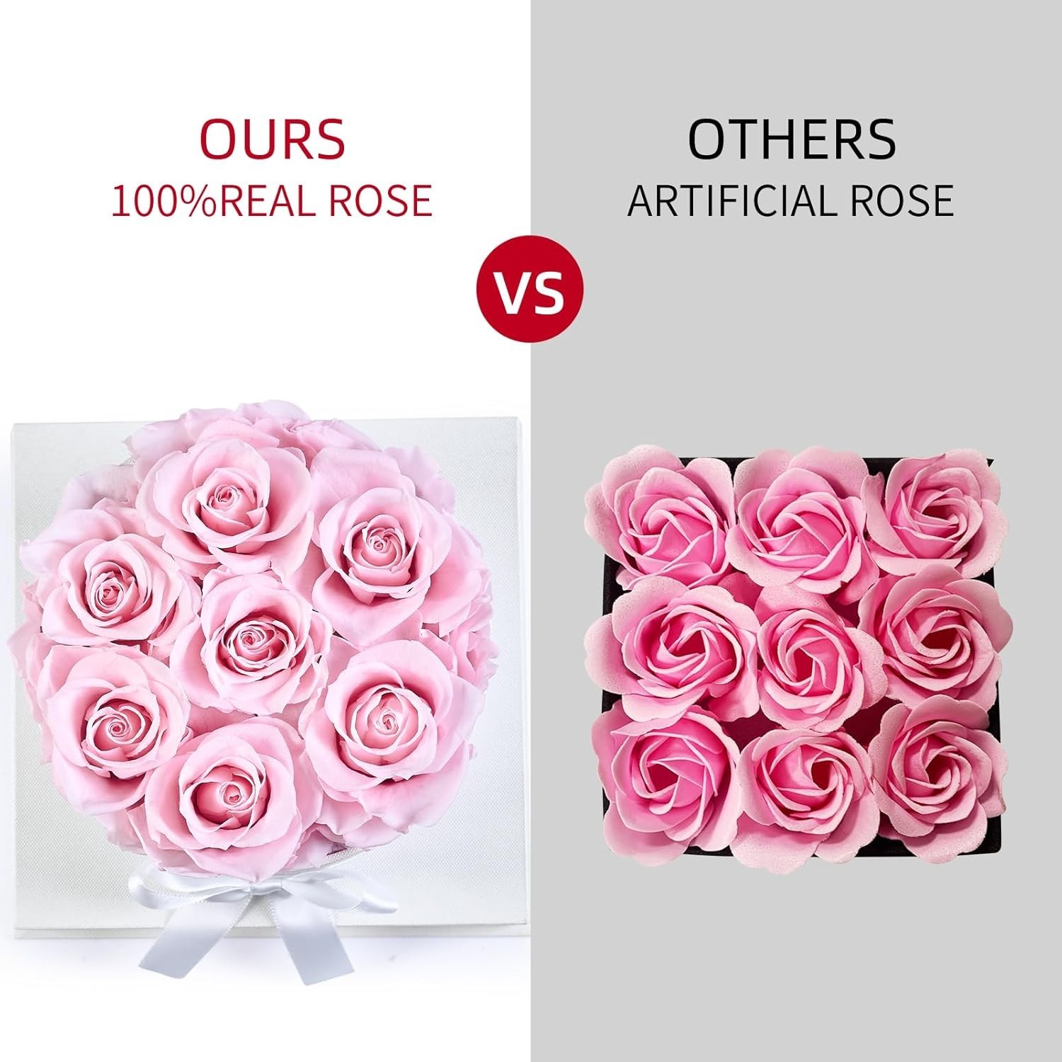 Flowers for Delivery Prime – Preserved Roses in a Box – Forever Flowers, Immo…