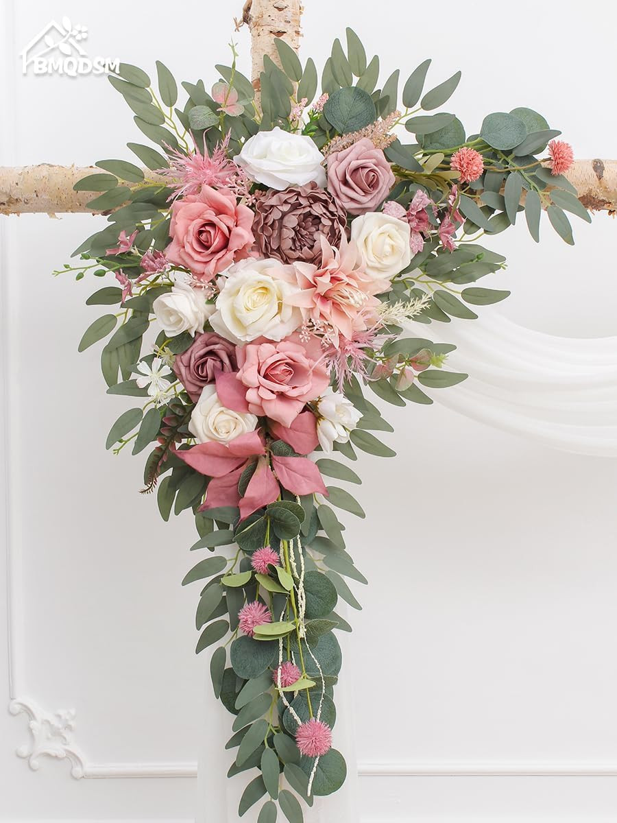 Artificial Flowers Wedding Arch Decor Arch Flowers (Set of 2) for Wedding Welcom
