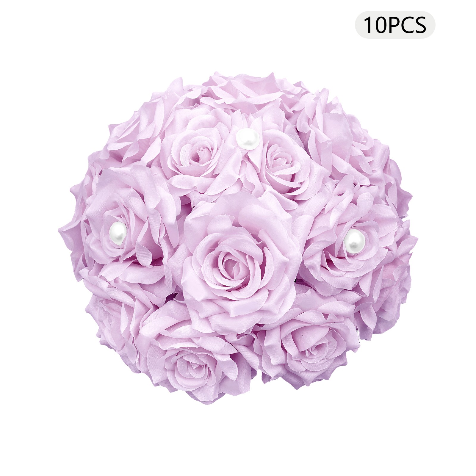 Purple Artificial Rose Flower Ball Table Bouquet Wedding Artificial Flower Balls