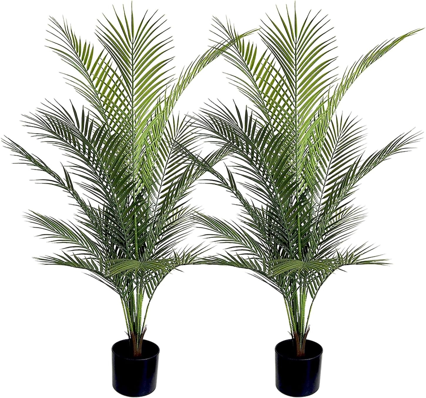 Artificial Palm Plant 3FT Fake Palm Tree with 9 Trunks Perfect 36Inch Faux Tropi