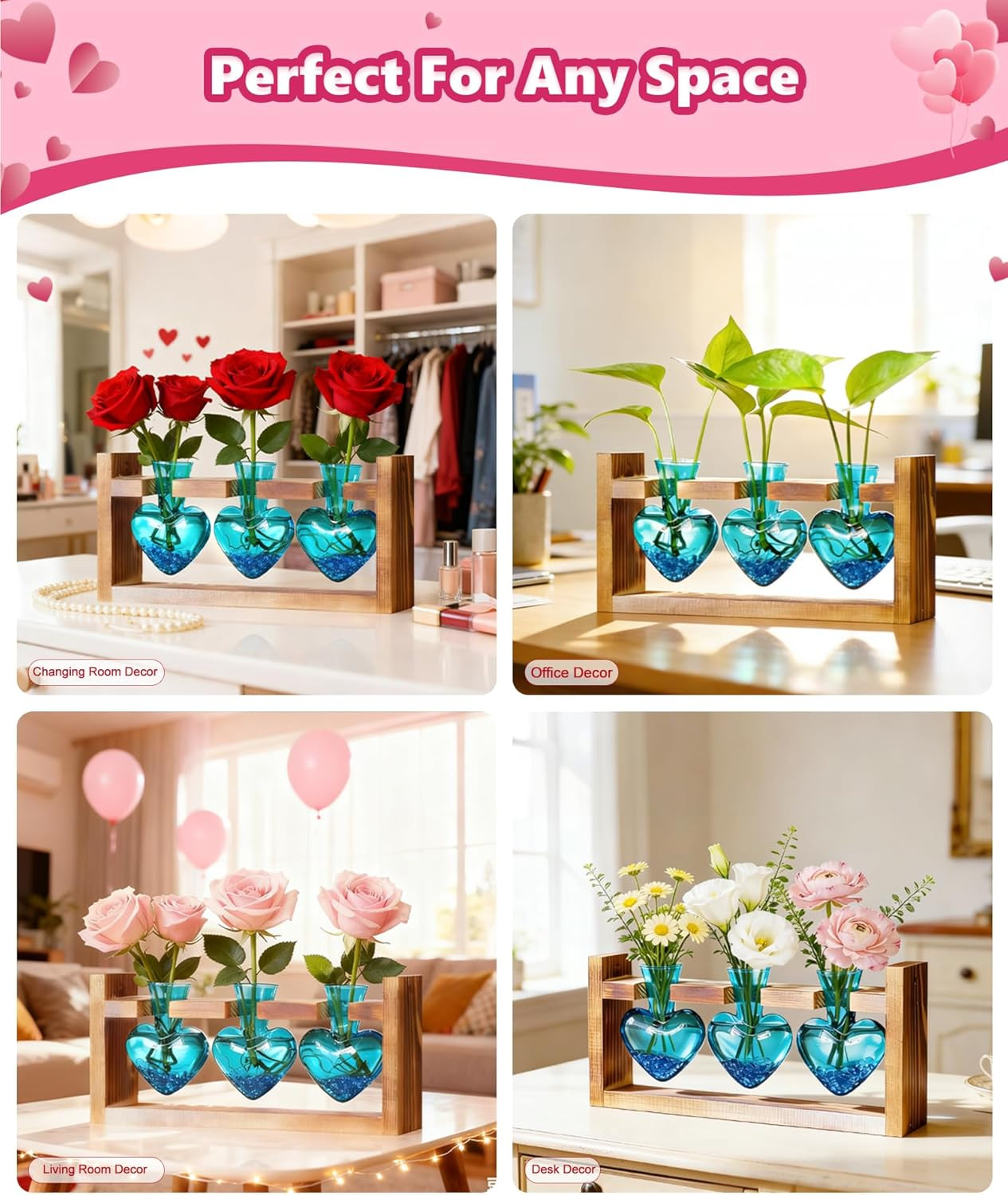 Plant Terrarium Propagation Stations: Valentines Day Gifts for Her Plant Lovers