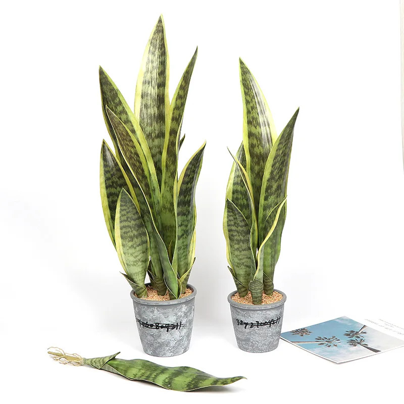 Artificial Succulents Realistic Indoor Outdoor Aloe Vera Tropical Fake Plants