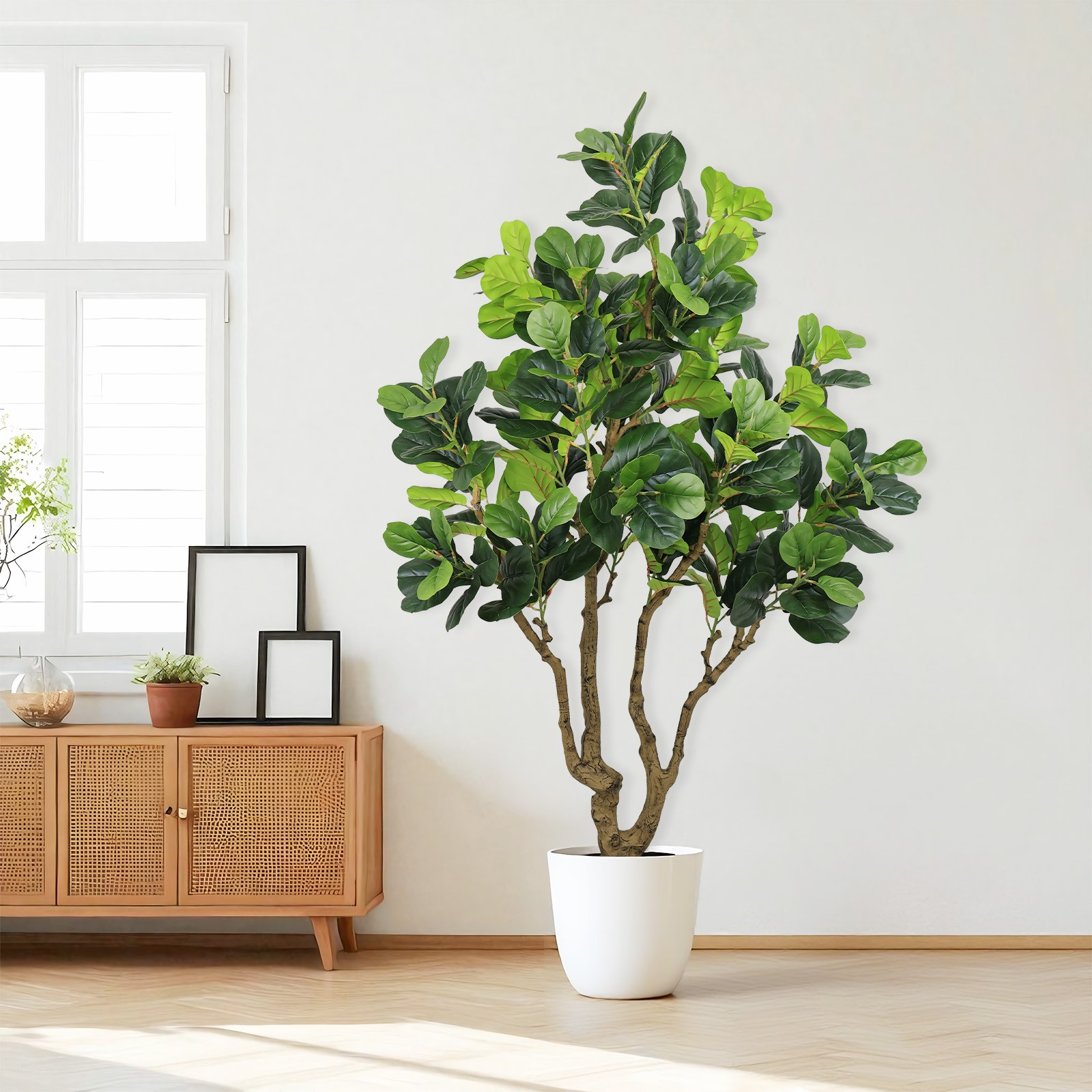 7FT Tall Artificial Banyan Tree Silk Plant – Faux Greenery for Indoor Outdoor