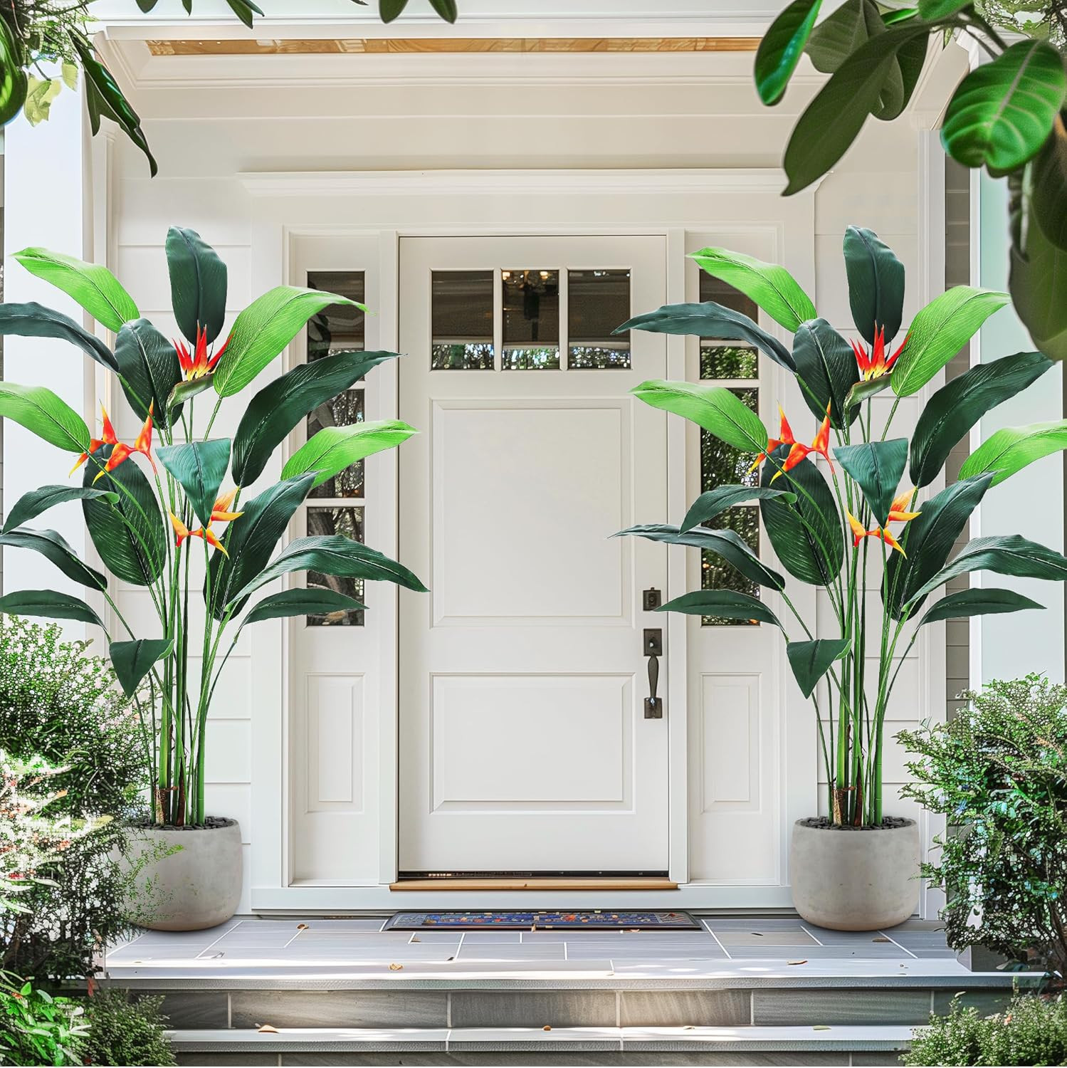 7ft Artificial Bird of Paradise Tree – Perfect Faux Plant for Home & Office