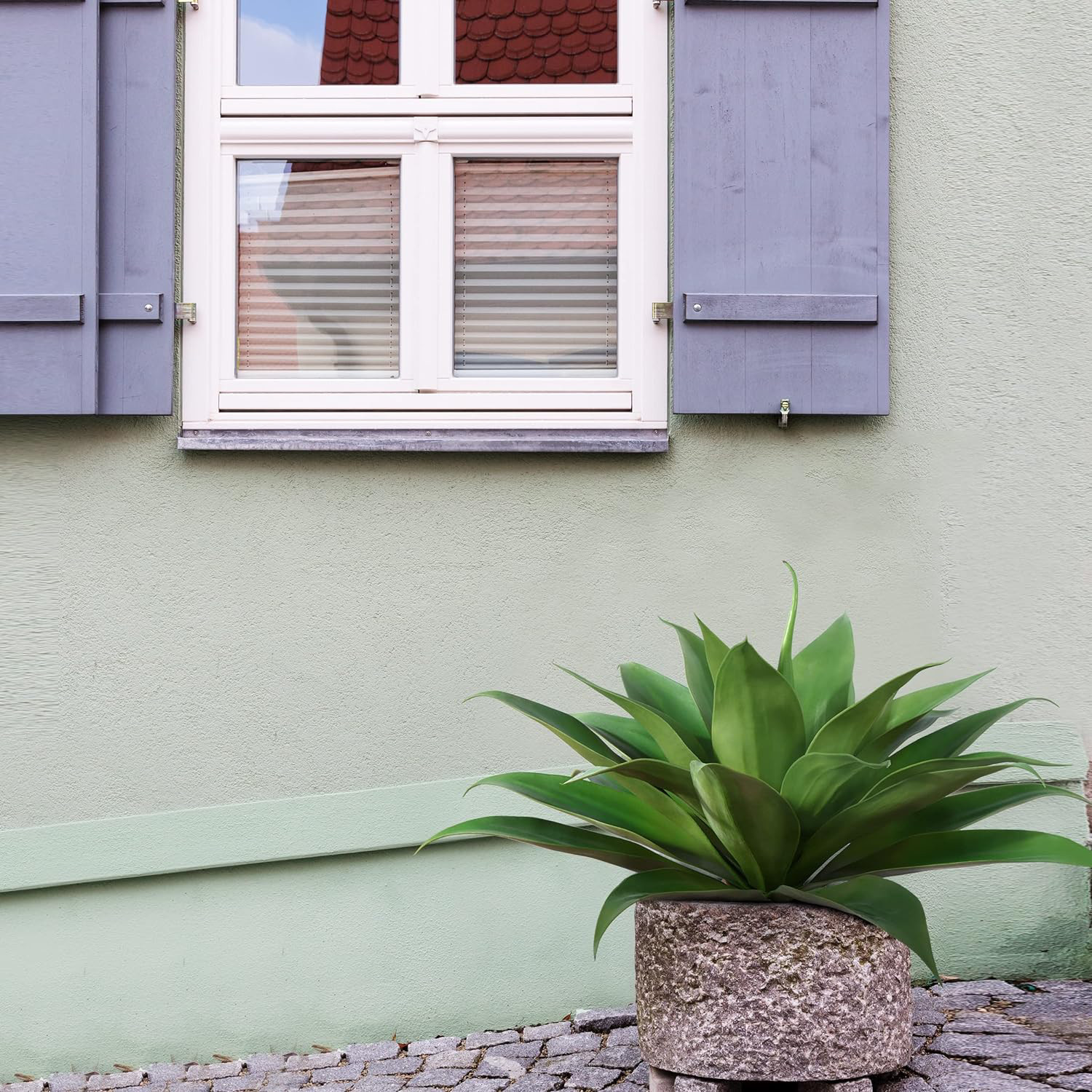 2 Pack 28 Inch Artificial Agave Plant Fake Faux Succulent Plant for Room Decor