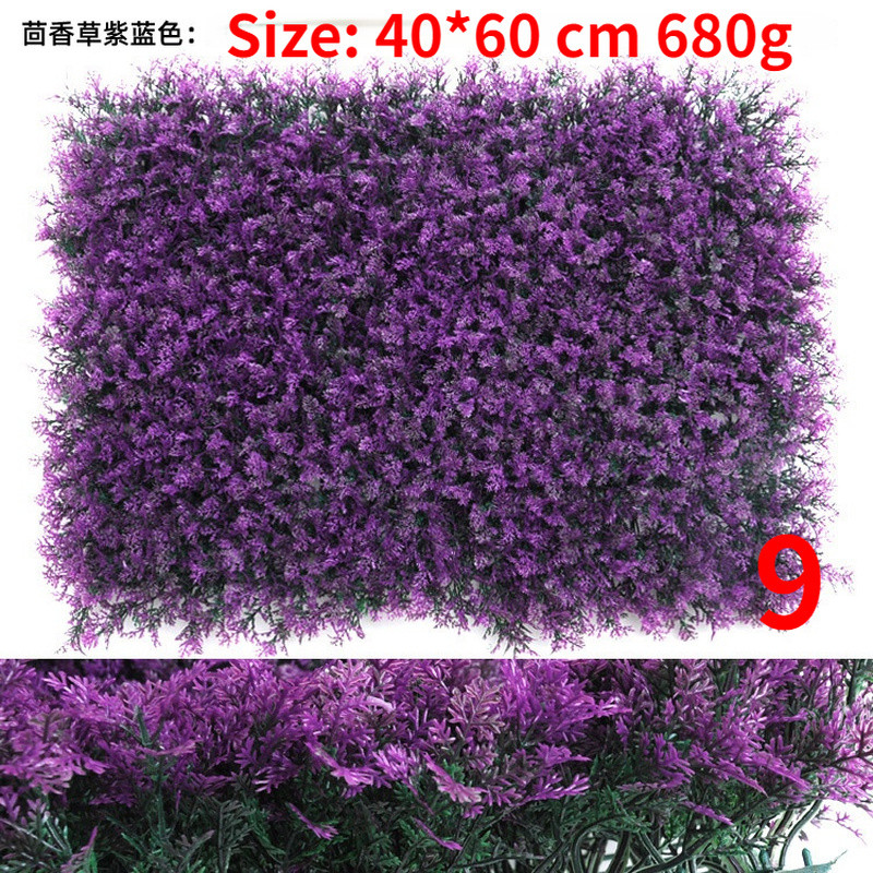 1x Artificial Flower Plant Lawn Grass Carpet Turf DIY Wall Backdrop Landscaping