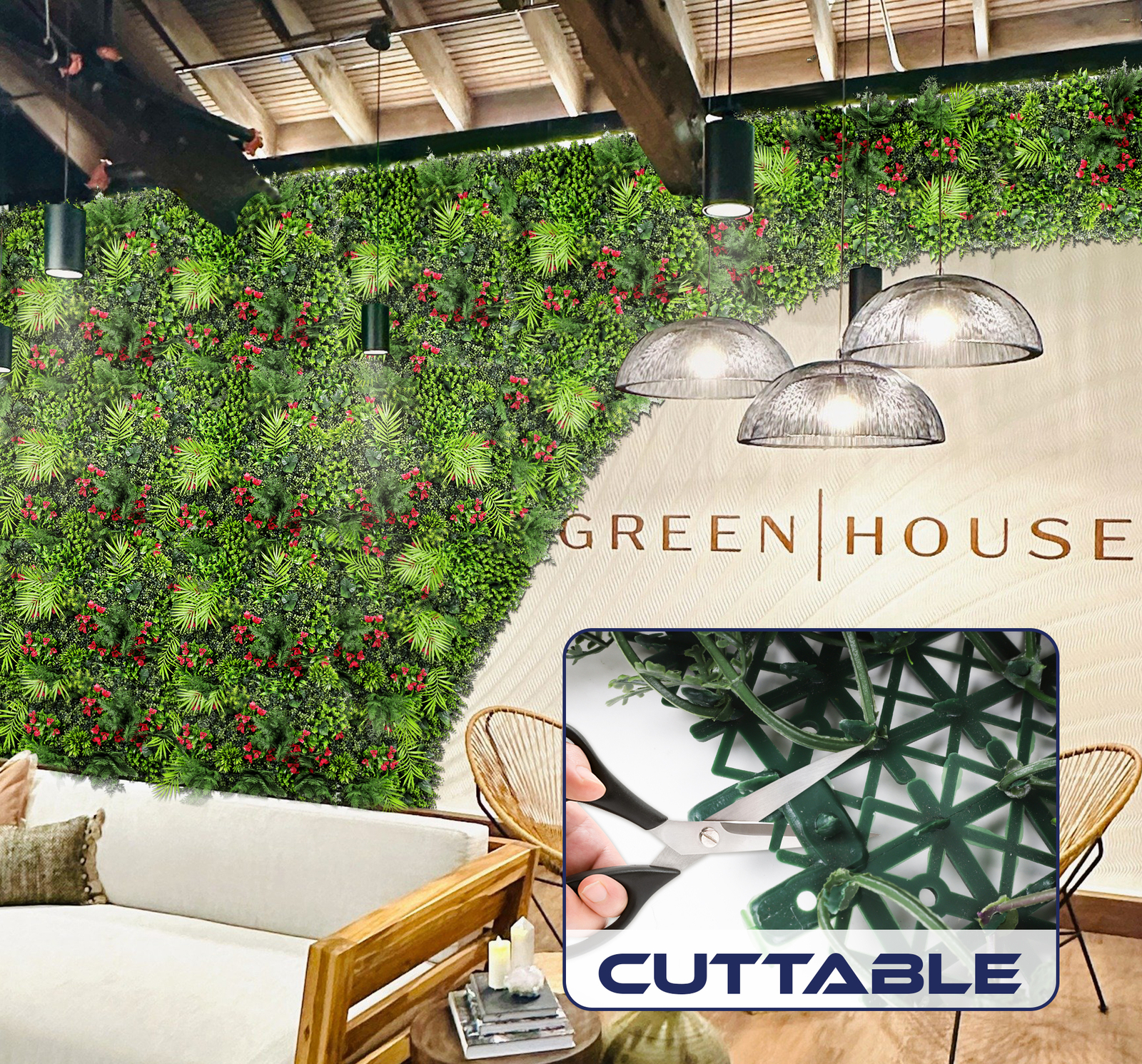 40″x40″ Artificial Faux 3D Mix Leaf Privacy Fence Screen Decor Panel Hedge V12