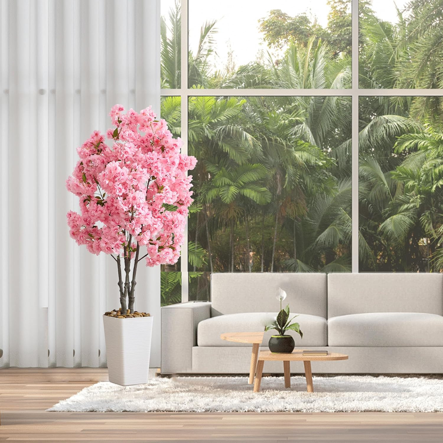 5FT Artificial Cherry Blossom Tree – Pink Sakura Decor for Home & Events