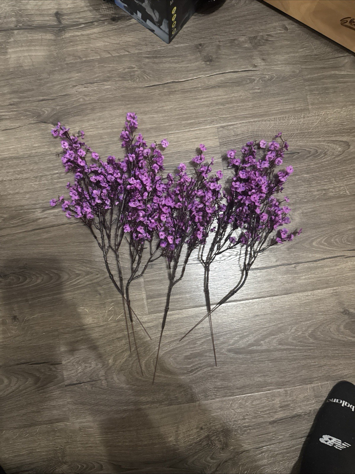 Artificial Cherry Blossom Gypsophila Fake Flowers DIY Wedding Decor LotOf6 Picks