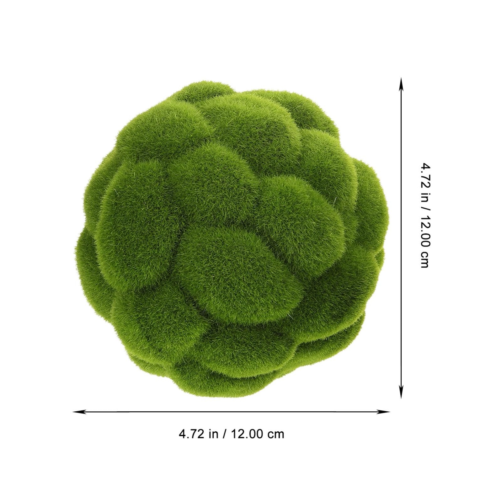 8pcs Green Moss Balls Decorative for Centerpiece Bowls Simulated Moss Balls A…