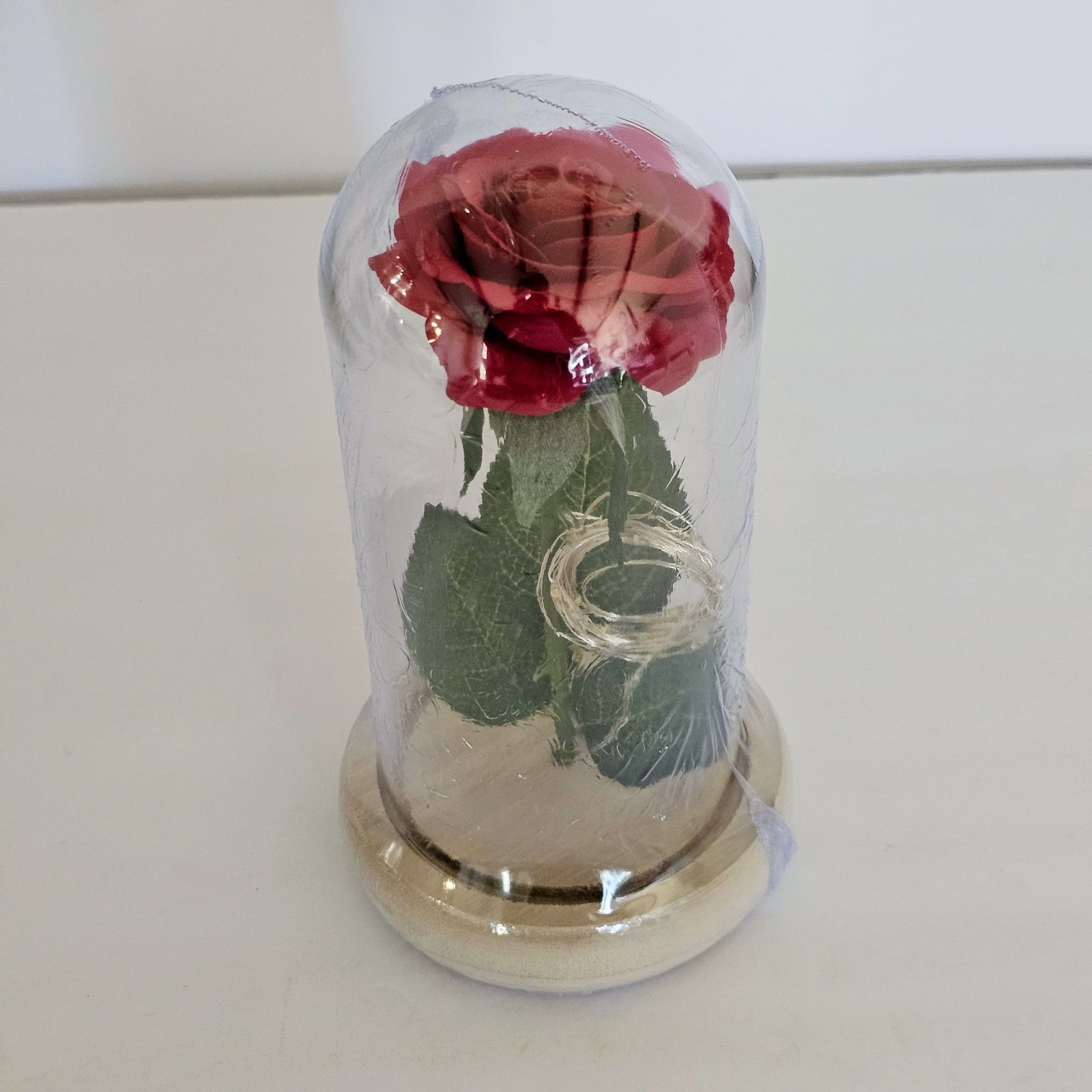 Eternal Forever Rose in Glass Dome with LED Light Romantic Christmas Gift