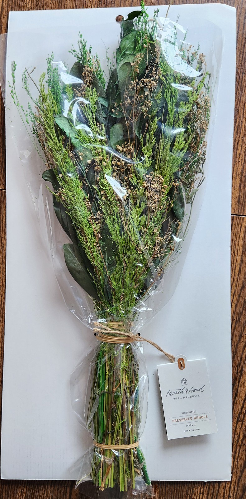 NIP Hearth & Hand Preserved Bundle Leaf Mix Dried Florals