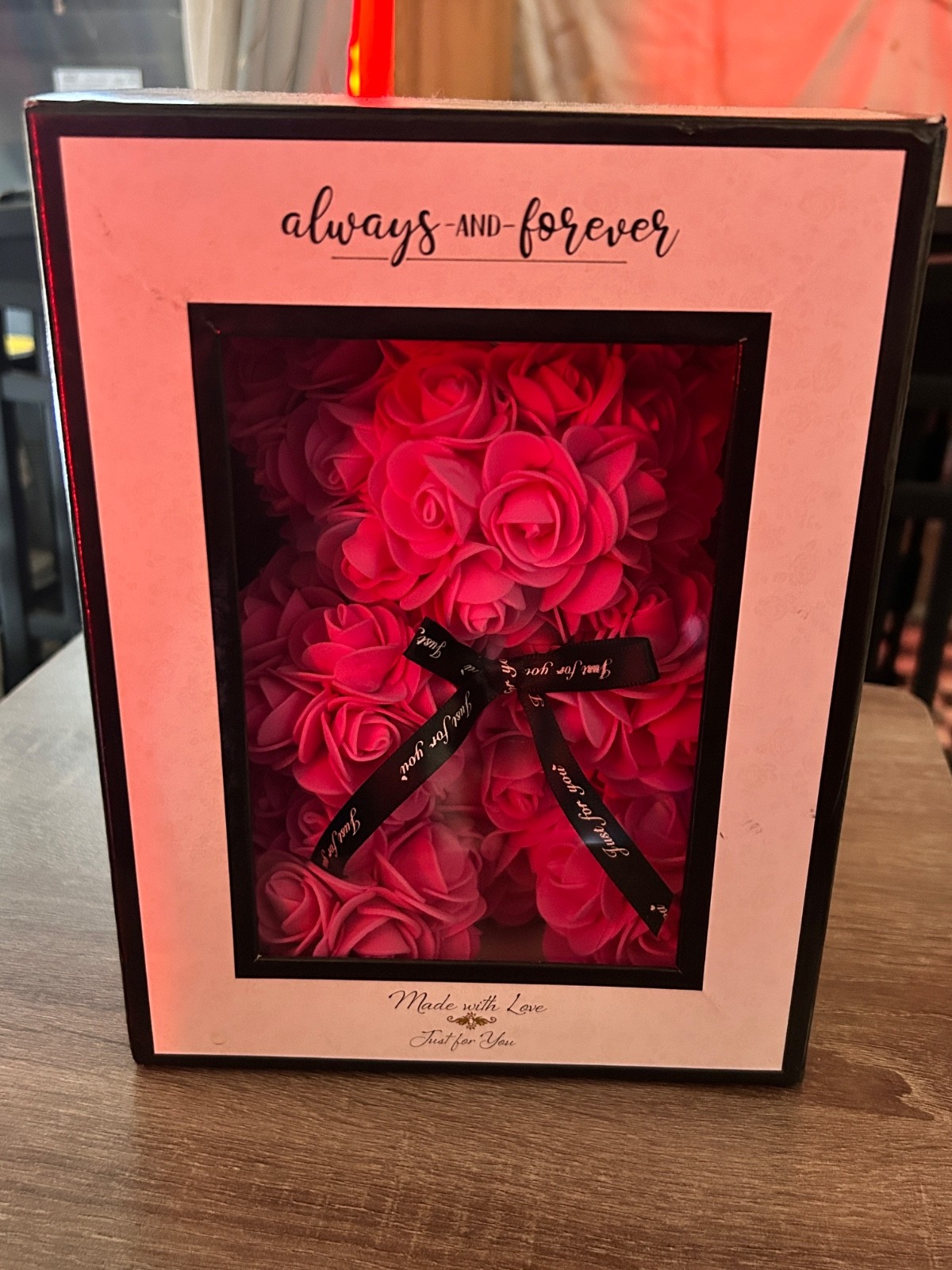 Flower Floral Foam Rose Teddy Bear Romantic Valentine’s Day Gift Girlfriend Wife