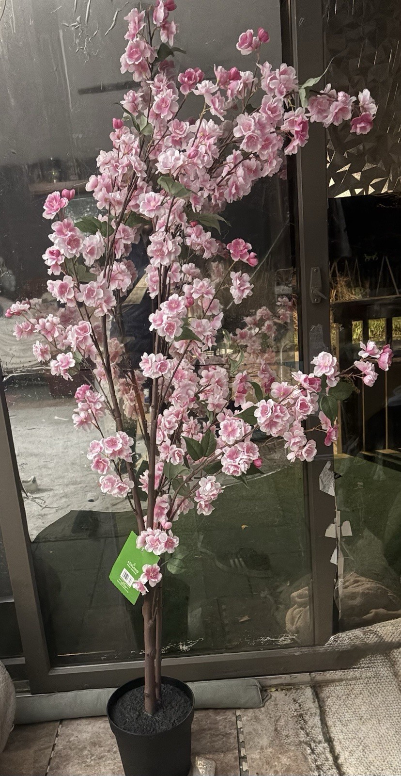 6Ft Pink Cherry Blossom Artificial Tree for Home Office Indoor Decor NWT Ashland