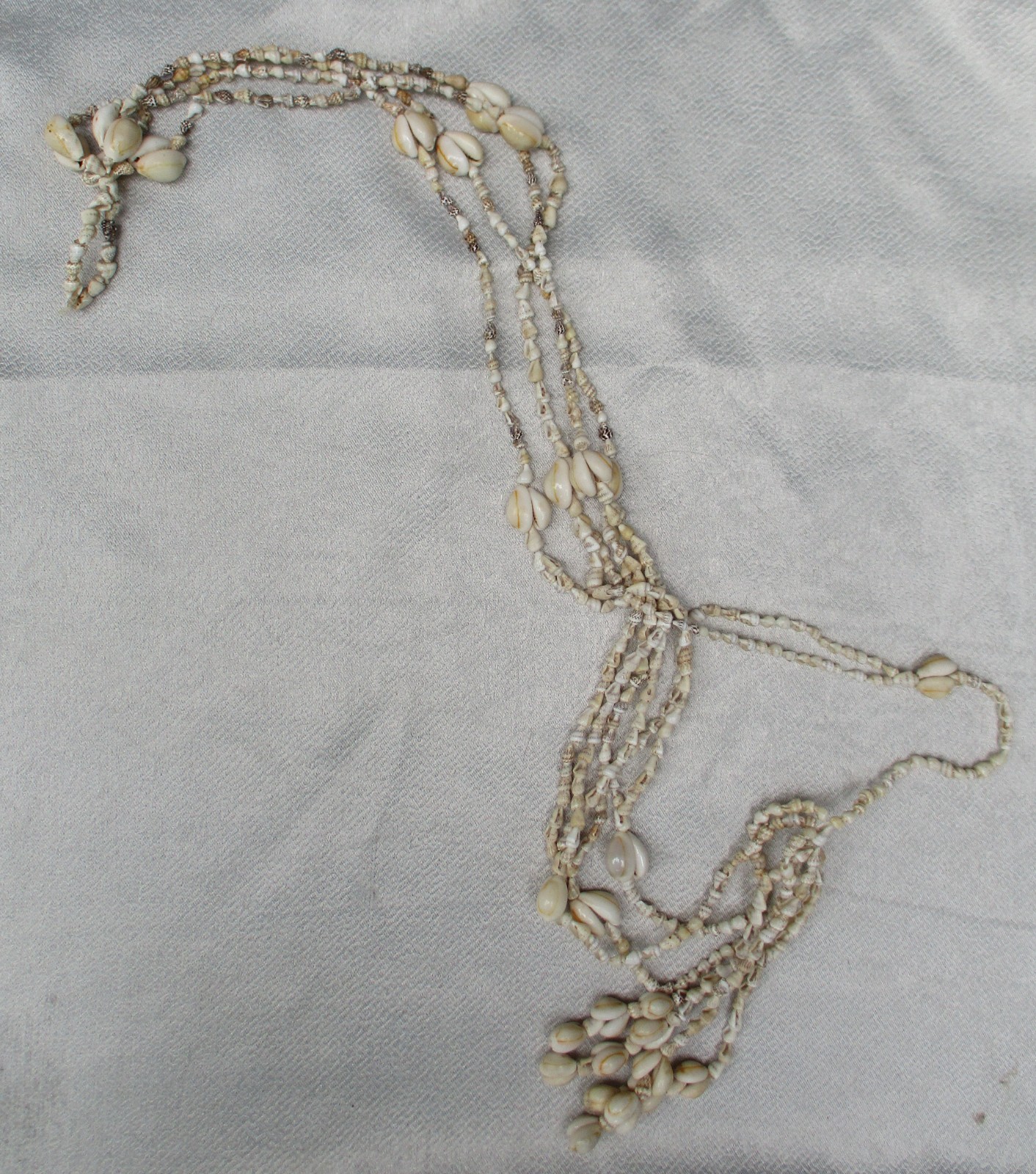 SEA SHELL PLANT HANGER ALL SHELLS NO FILLERS Approximately 40″