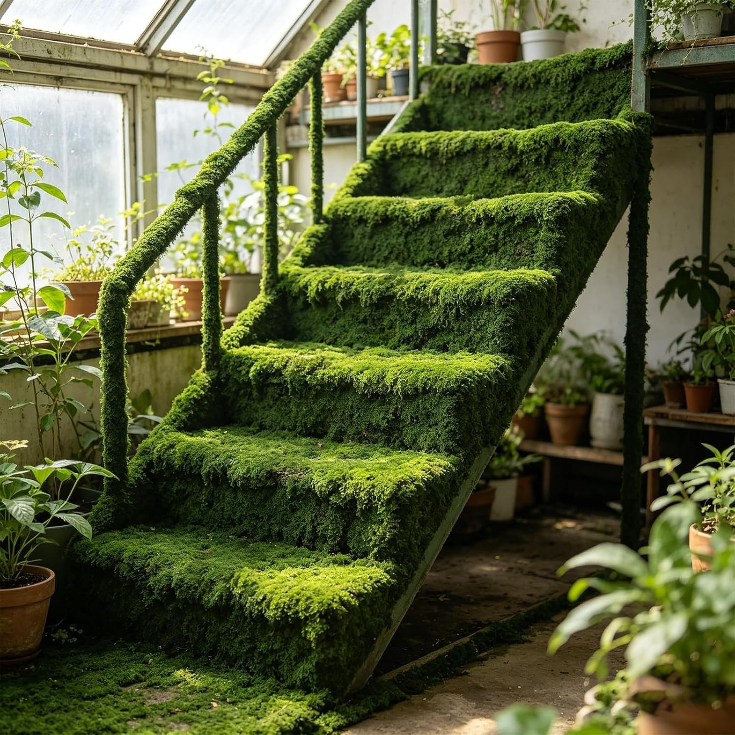 Large 2PCS Artificial Moss Mat 39″ X 78″ for Crafts, Decor & Gardens