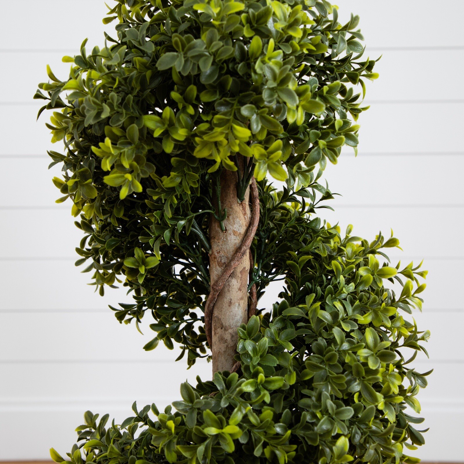 33” Boxwood Topiary Spiral Artificial Tree UV (Indoor/Outdoor). Retail $99
