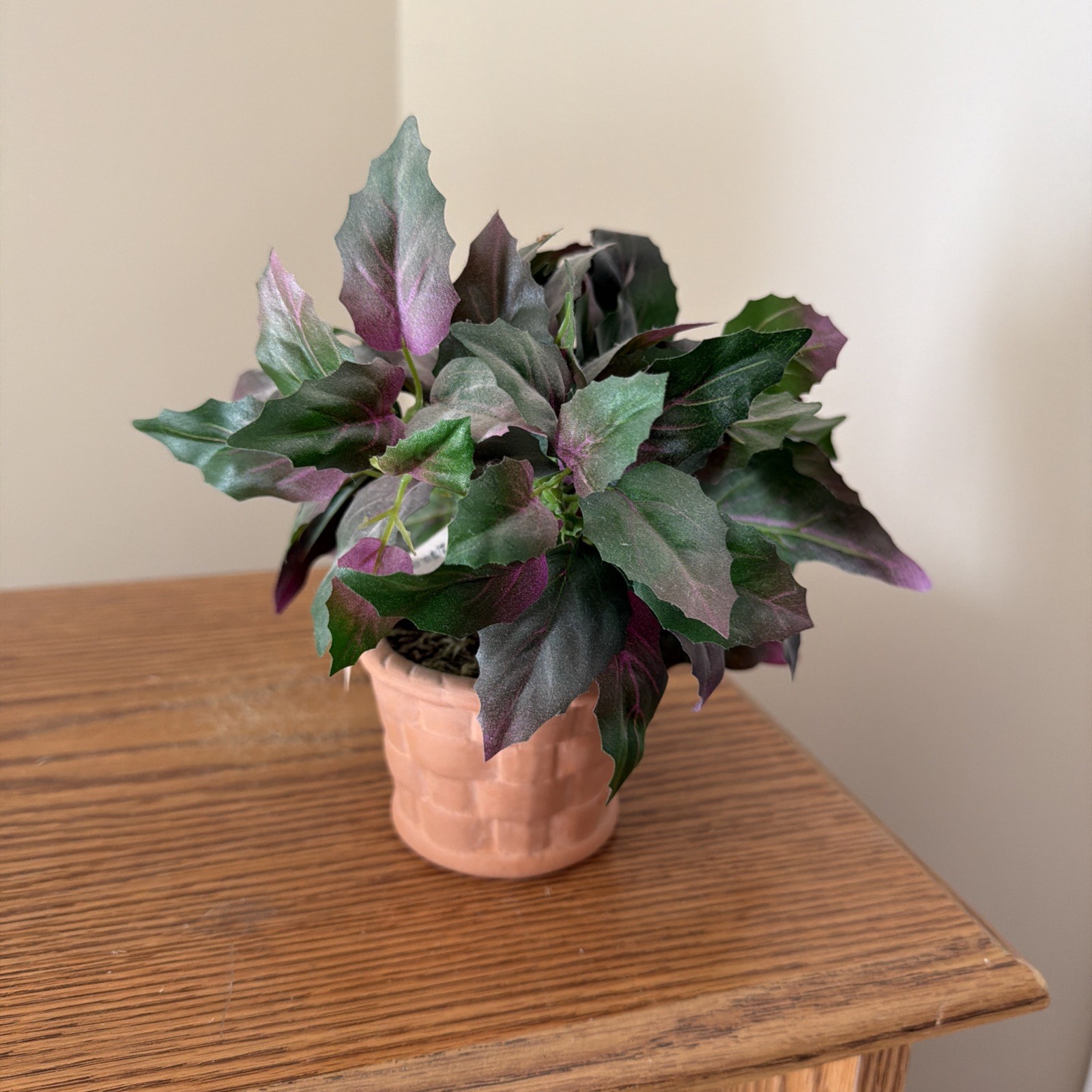 Nature’s Garden Artificial Flowers in Clay Basket