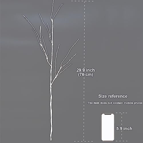VANTREE 10 PCS ARTIFICIAL BRANCHES CURLY WILLOW BRANCHES OLIVE BRANCHES – WHITE
