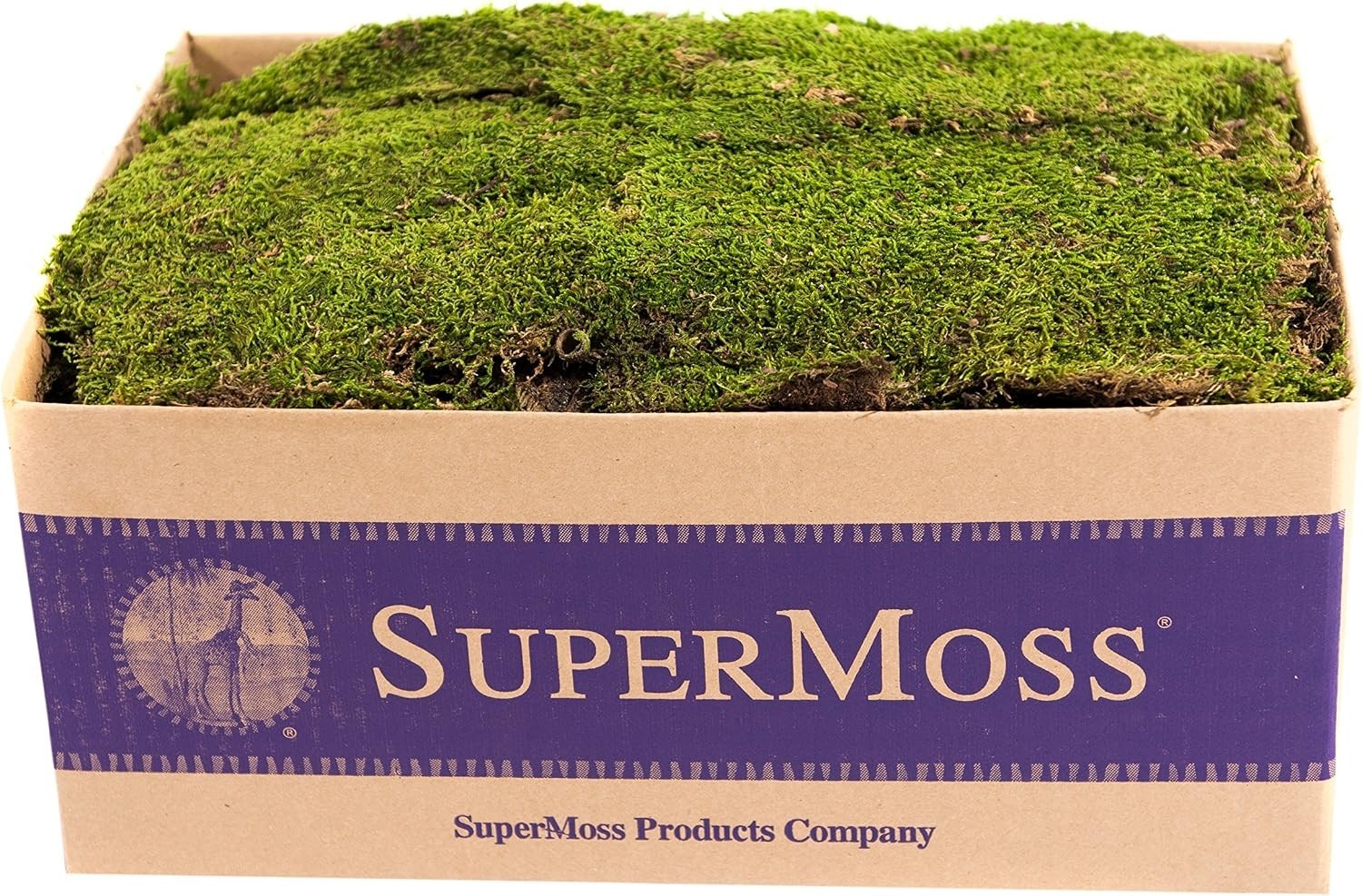 Large Flat Moss Sheets, 20-24 Sq Ft